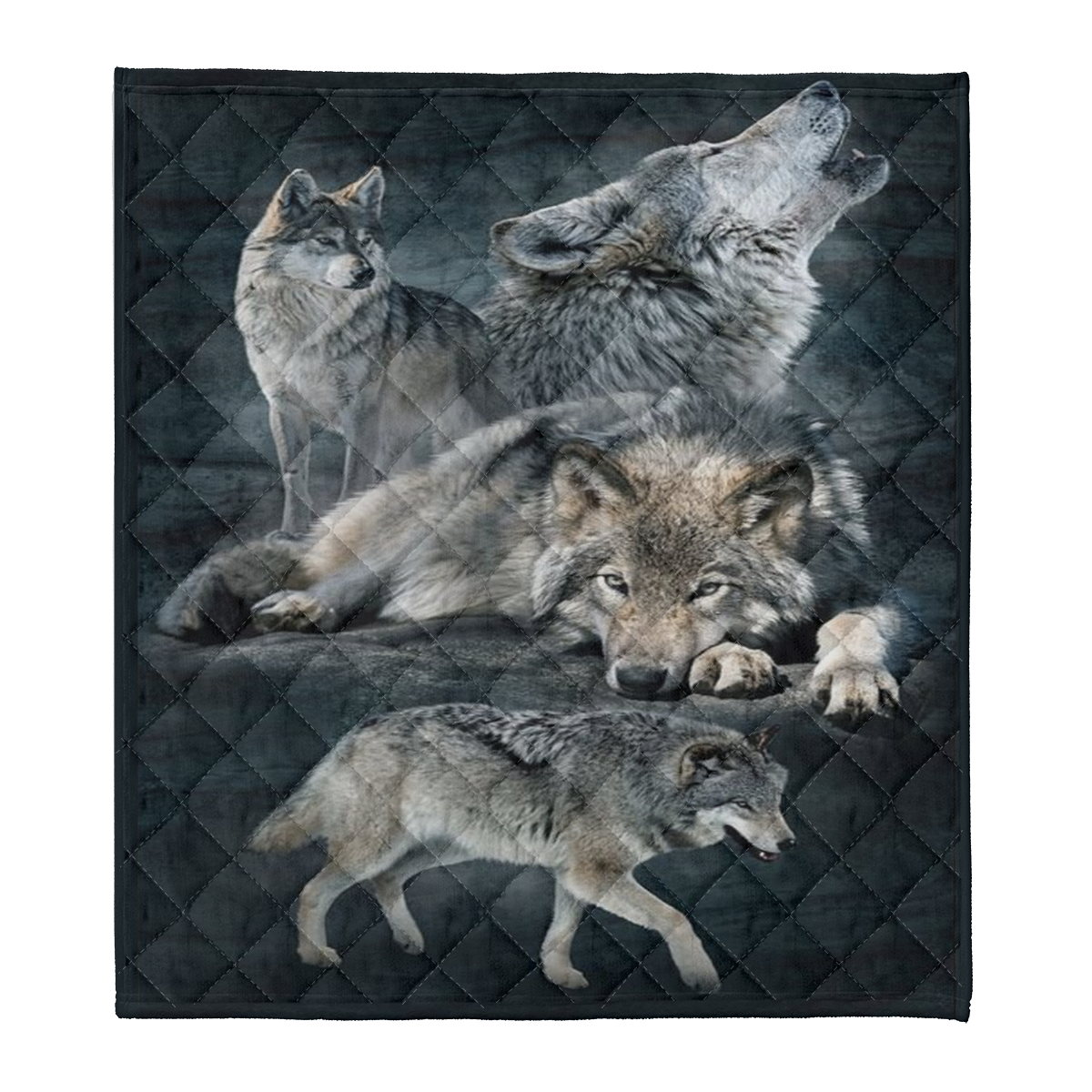 Wolf Blanket, Gift For Wolves Lover - Beautiful Wolves 1637978576883.png