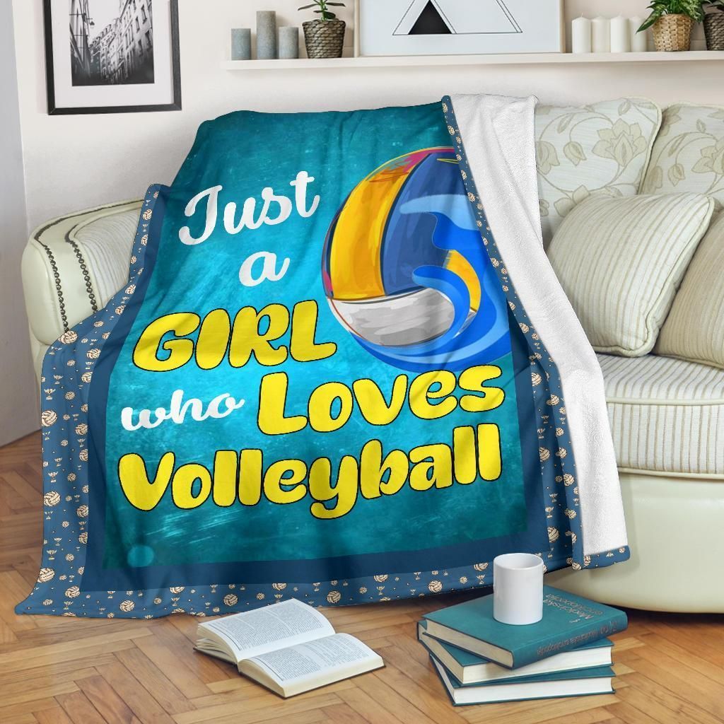 Just A Girl Who Loves Volleyball Blanket Gift For Volleyball Lovers Birthday Gift Home Decor Bedding Couch Sofa Soft And Comfy Cozy 1637984512396.jpg
