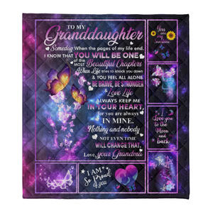 Gift For Granddaughter Blanket, Butterfly Galaxy To My Granddaughter Beautiful Chapters 1638152034721.png