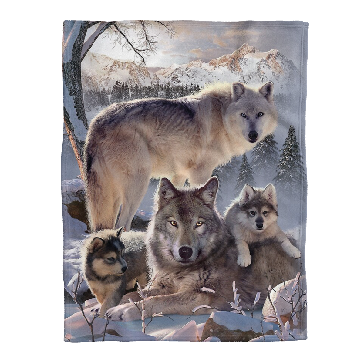 Wolf Blanket, Wolf Family, Wolf Lover 1638156106309.png
