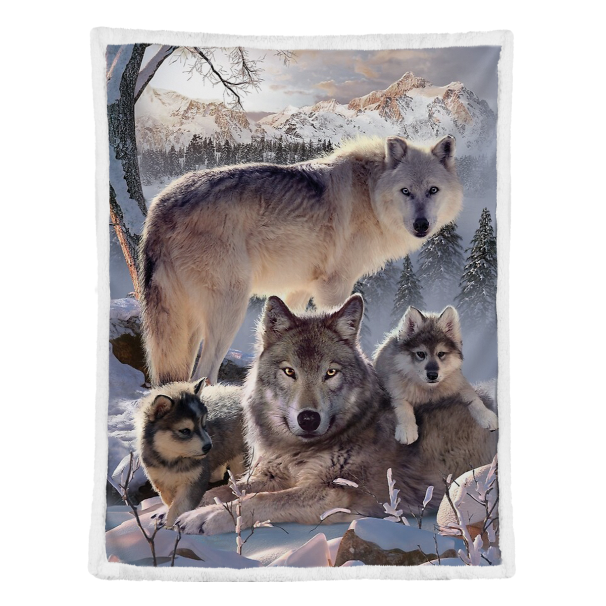 Wolf Blanket, Wolf Family, Wolf Lover 1638156117146.png