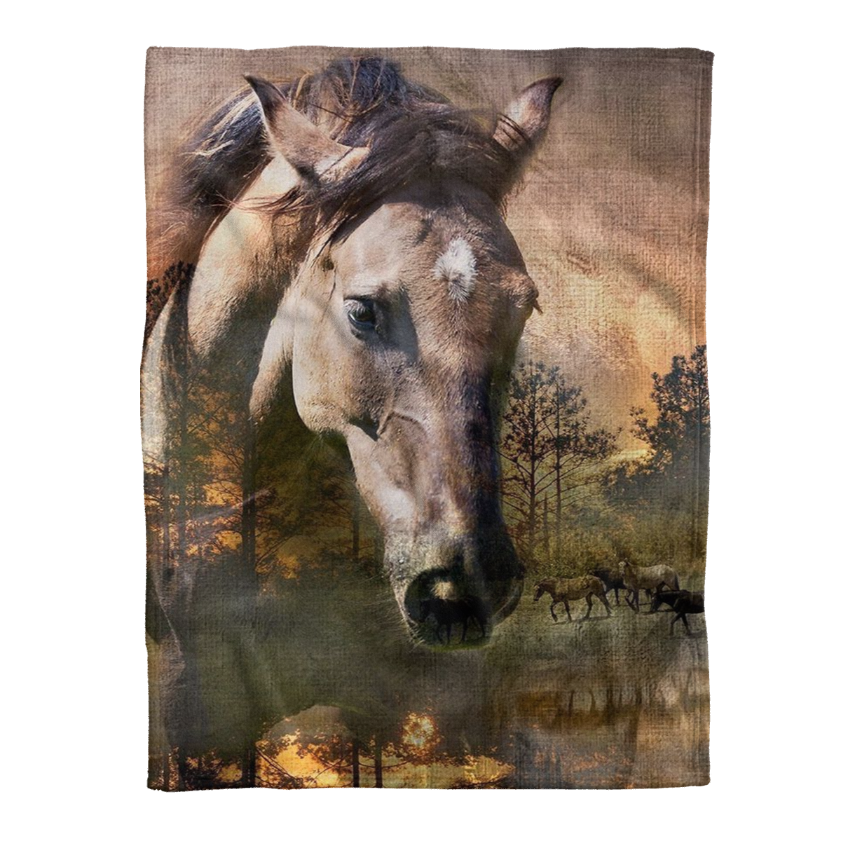 Horse Blanket, The Horse Art, Gift For Horse Lover, Horse Rider 1638156439649.png