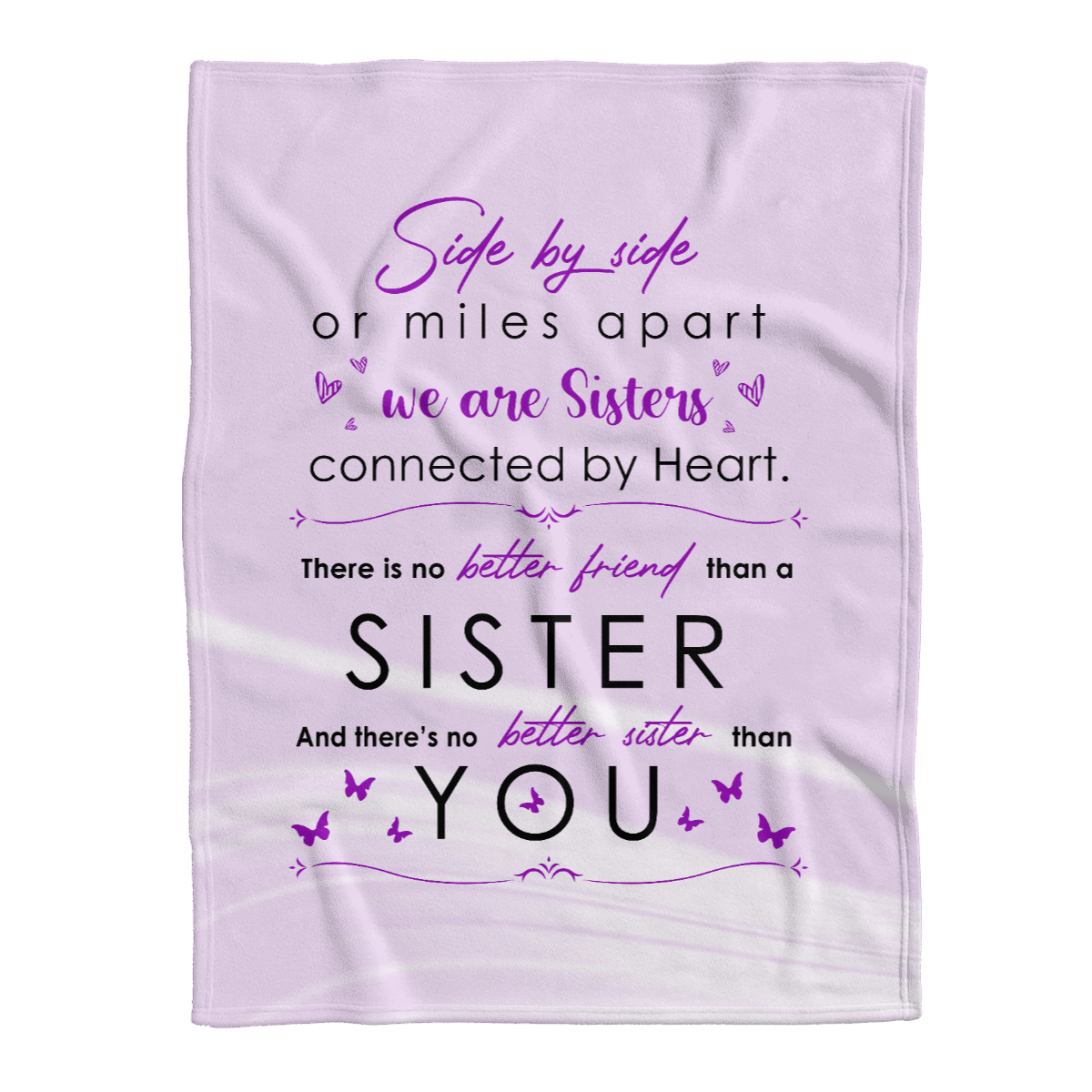 Gift For Sister Blanket, There Is No Better Friend Than A Sister 1638173552144.png