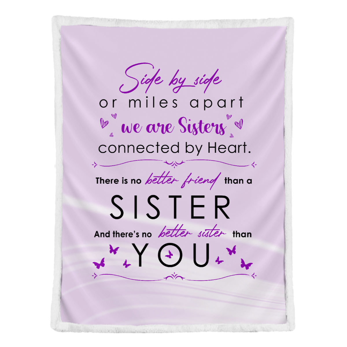 Gift For Sister Blanket, There Is No Better Friend Than A Sister 1638173558186.png