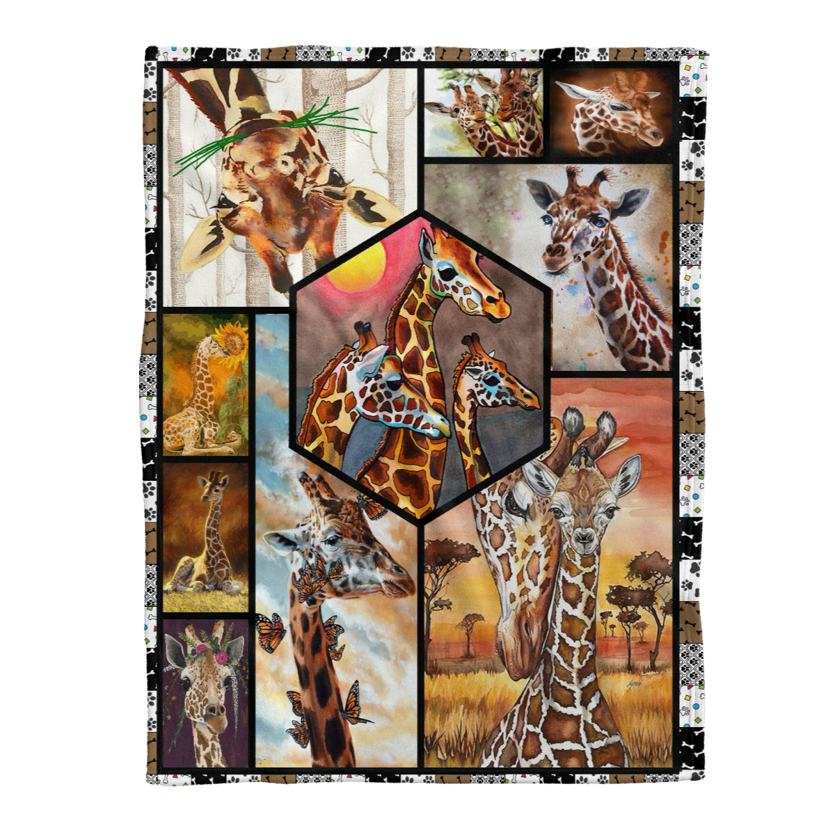 Giraffe Wildlife Fleece Blanket Gift For Giraffe Lovers Birthday Gift Home Decor Bedding Couch Sofa Soft And Comfy Cozy 1638175159613.png