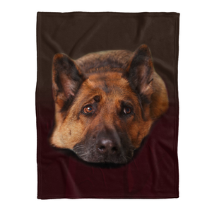 German Shepherd Blanket, Dreaming German Shepherd - Dog Lover 1638240219338.png