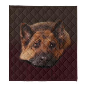 German Shepherd Blanket, Dreaming German Shepherd - Dog Lover 1638240227355.png
