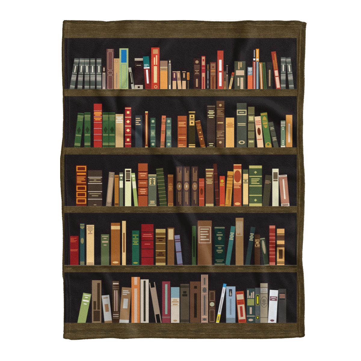 Book Blanket, Book Lovers Blanket - Book Shelf Vintage Fleece Blanket 1638247011269.png