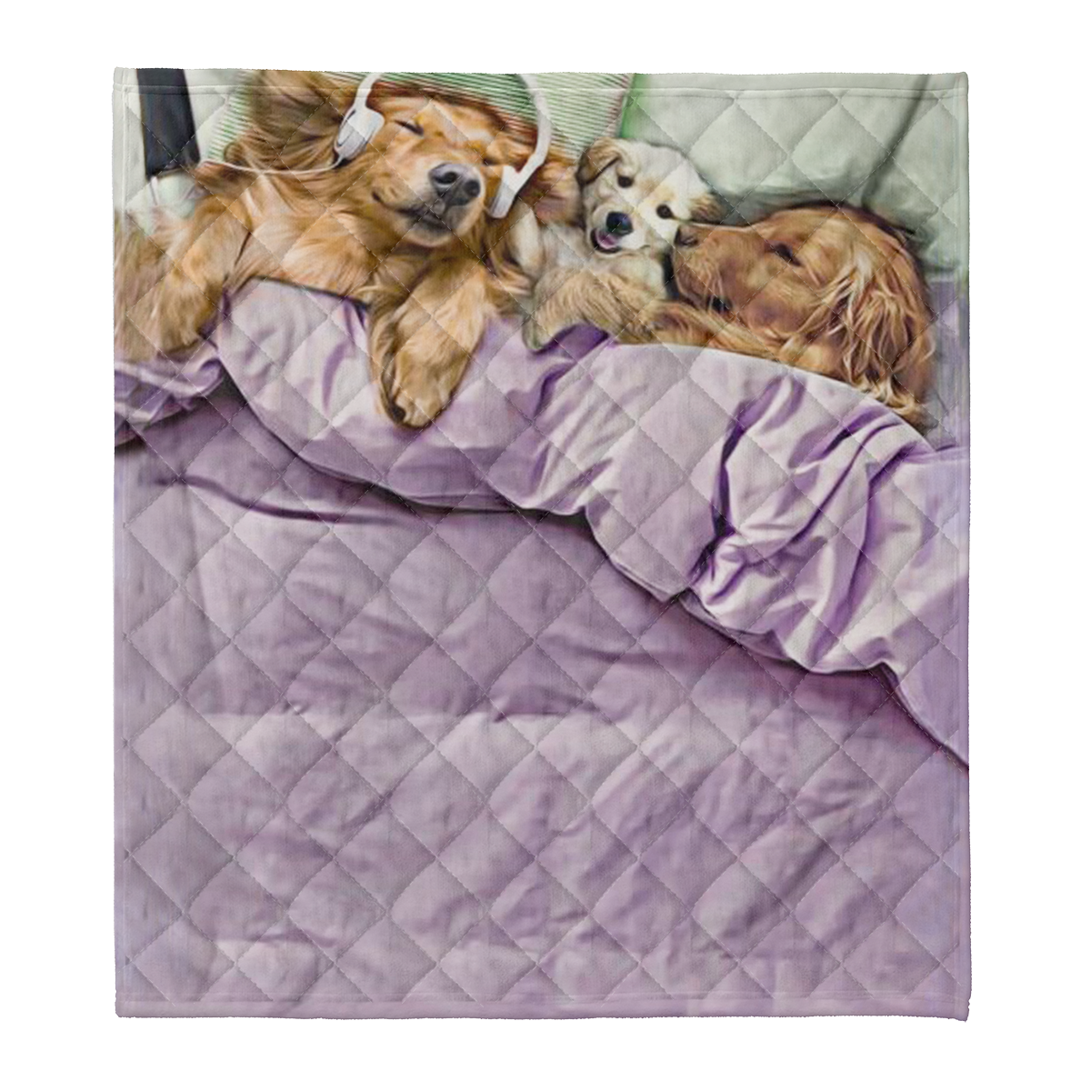 Golden Retriever Blanket, Golden Retriever Sleeping, Dog Lover 1638262290446.png
