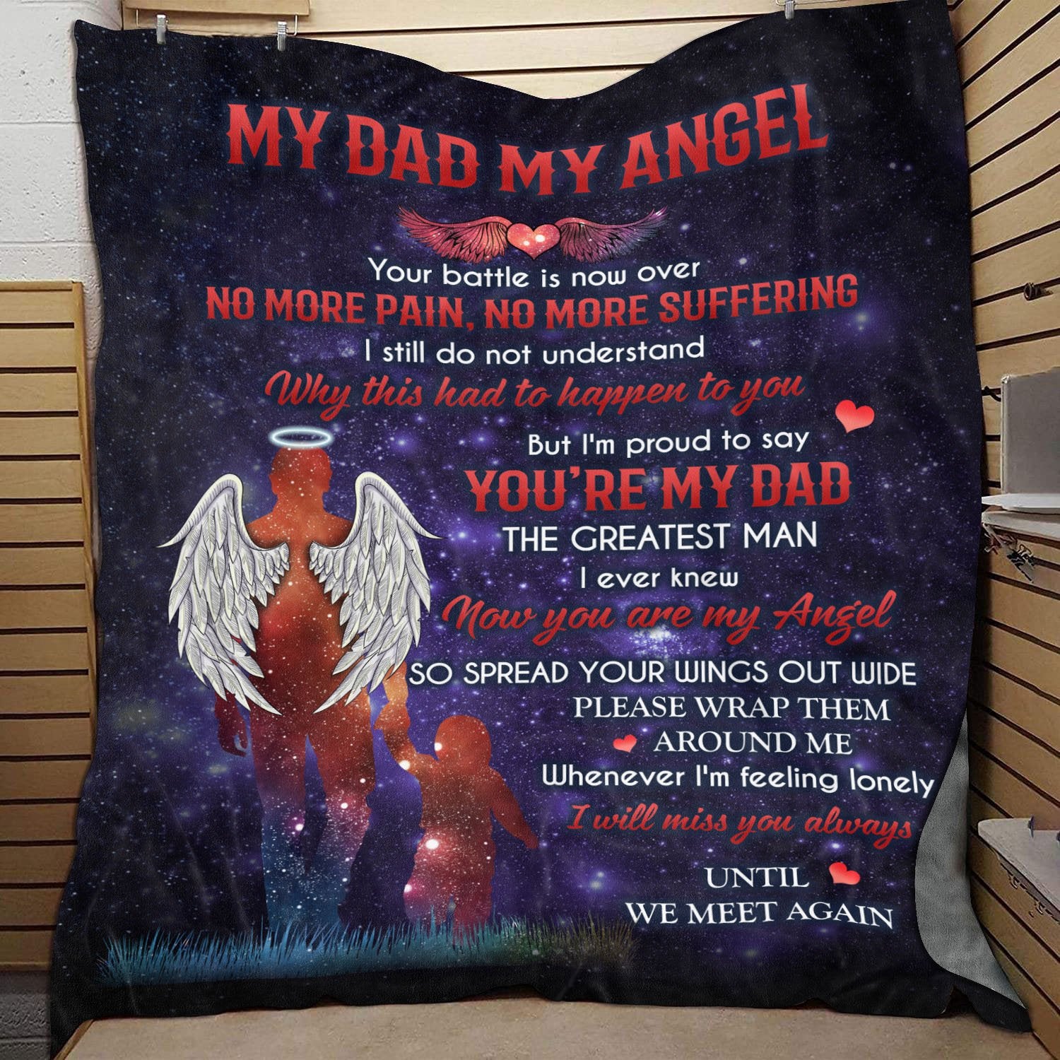 My Dad My Angel I Will Meet You Always Memorial Blanket Gift From Son Home Decor Bedding Couch Sofa Soft And Comfy Cozy 1638330950243.jpg