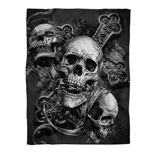 Skull Gift Fleece Blanket 1638331314406.png