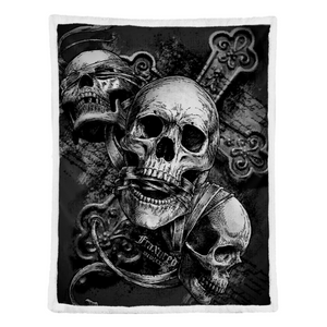 Skull Gift Fleece Blanket 1638331322182.png