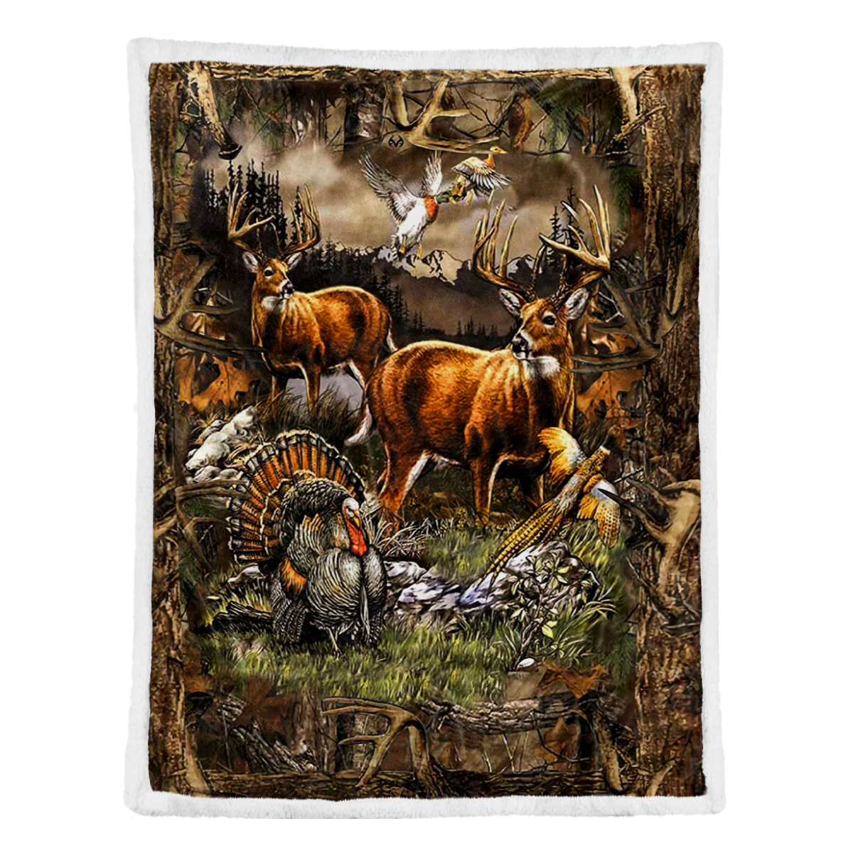 Deer Hunting Blanket 1638342223081.png