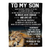 Gift For Son Blanket, Lion To My Son When You Wrap Yourself Up In This - Love From Mom 1638413776169.png