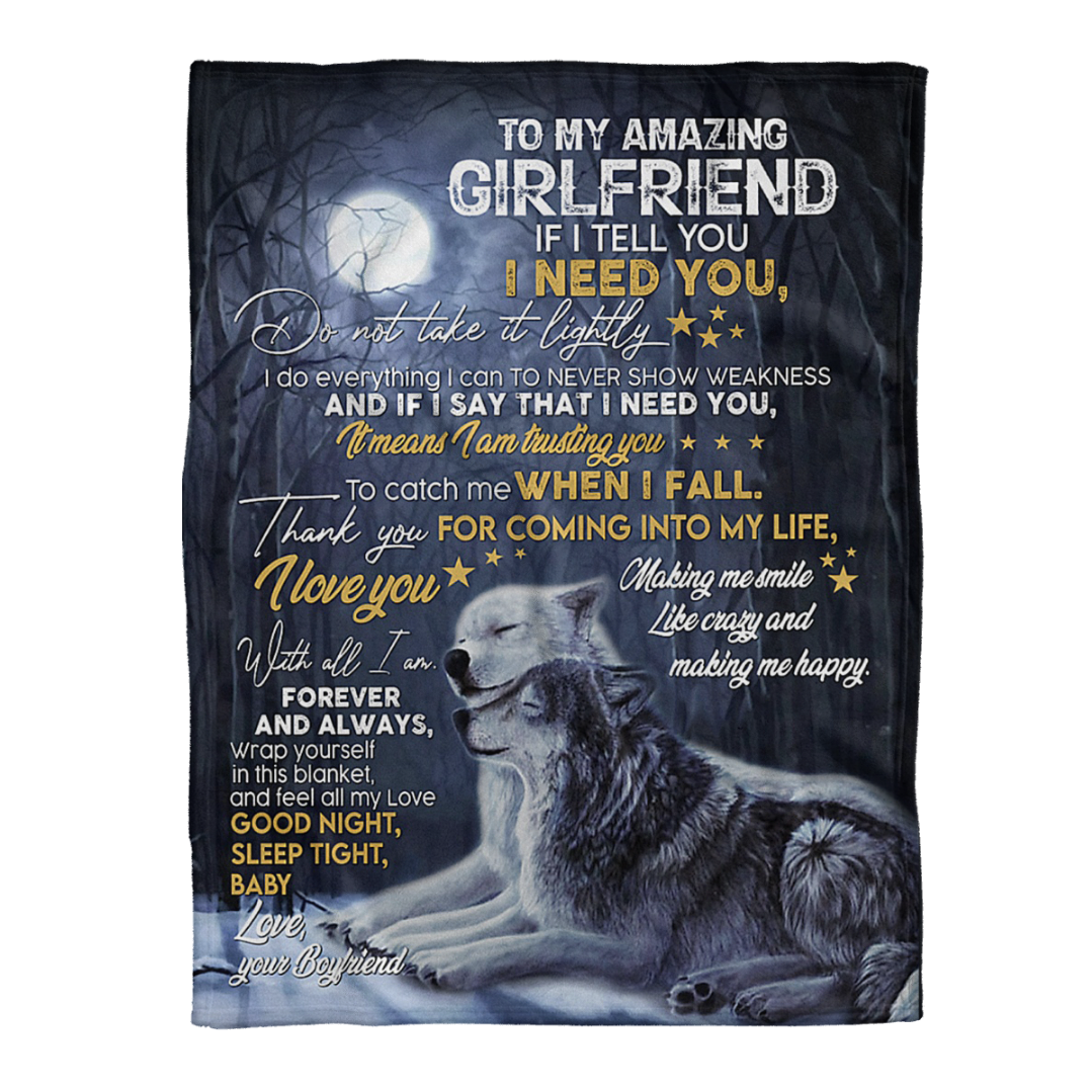 Best Valentine Gift For Girlfriend, Making Me Smile Like Crazy Fleece Blanket Gift For Family,Birthday,Girlfriend,Wife,Couple,Gift Home Decor Bedding Couch Sofa Soft and Comfy Cozy 1638416759482.png