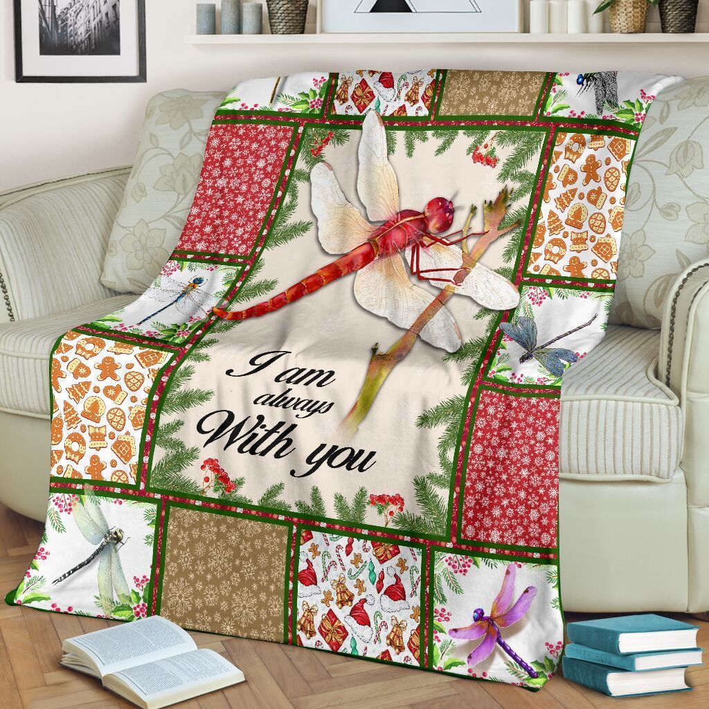 I Am Always With You Dragonfly,dragonflies Lover,fleece Blanket,gift Idea For Dragonfly Lovers,gift For Friend,gift For Family Home Decor Bedding Couch Sofa Soft And Comfy Cozy 1638419850232.jpg