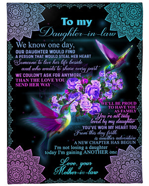 To My Daughter-in-law, We'll Be Proud To Have You As Family, Butterflies Fleece Blanket Gift For Family Home Decor Bedding Couch Sofa Soft And Comfy Cozy 1638766505937.jpg