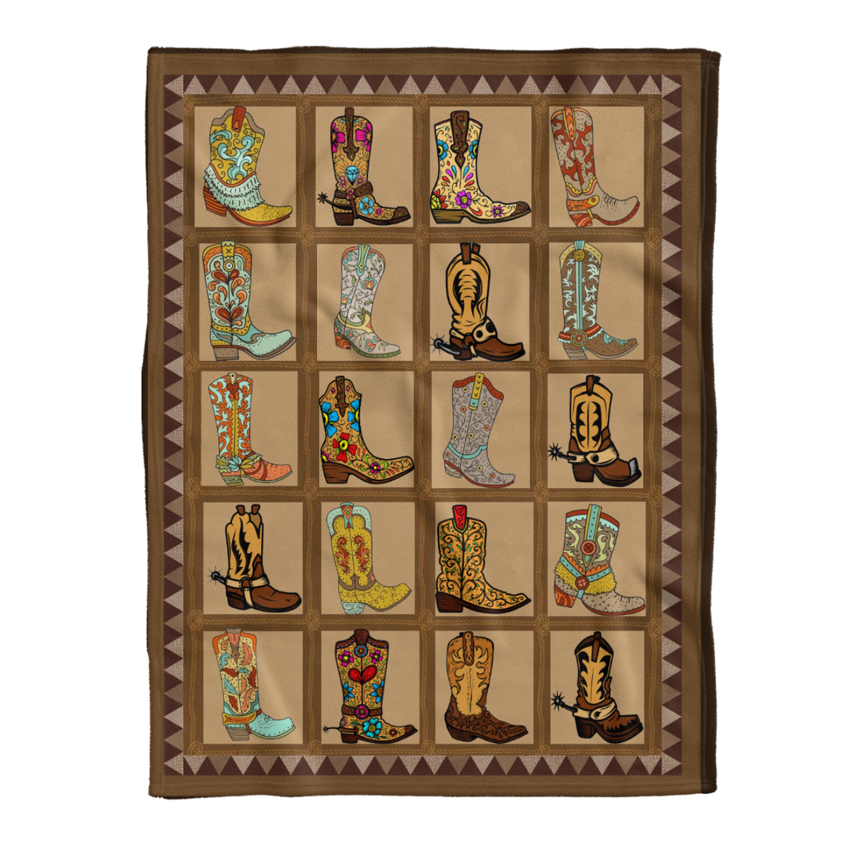 Cowboy Boots Fleece Blanket 1638786369279.png