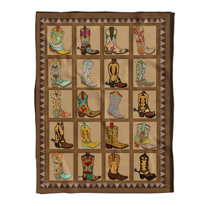 Cowboy Boots Fleece Blanket 1638786369279.png