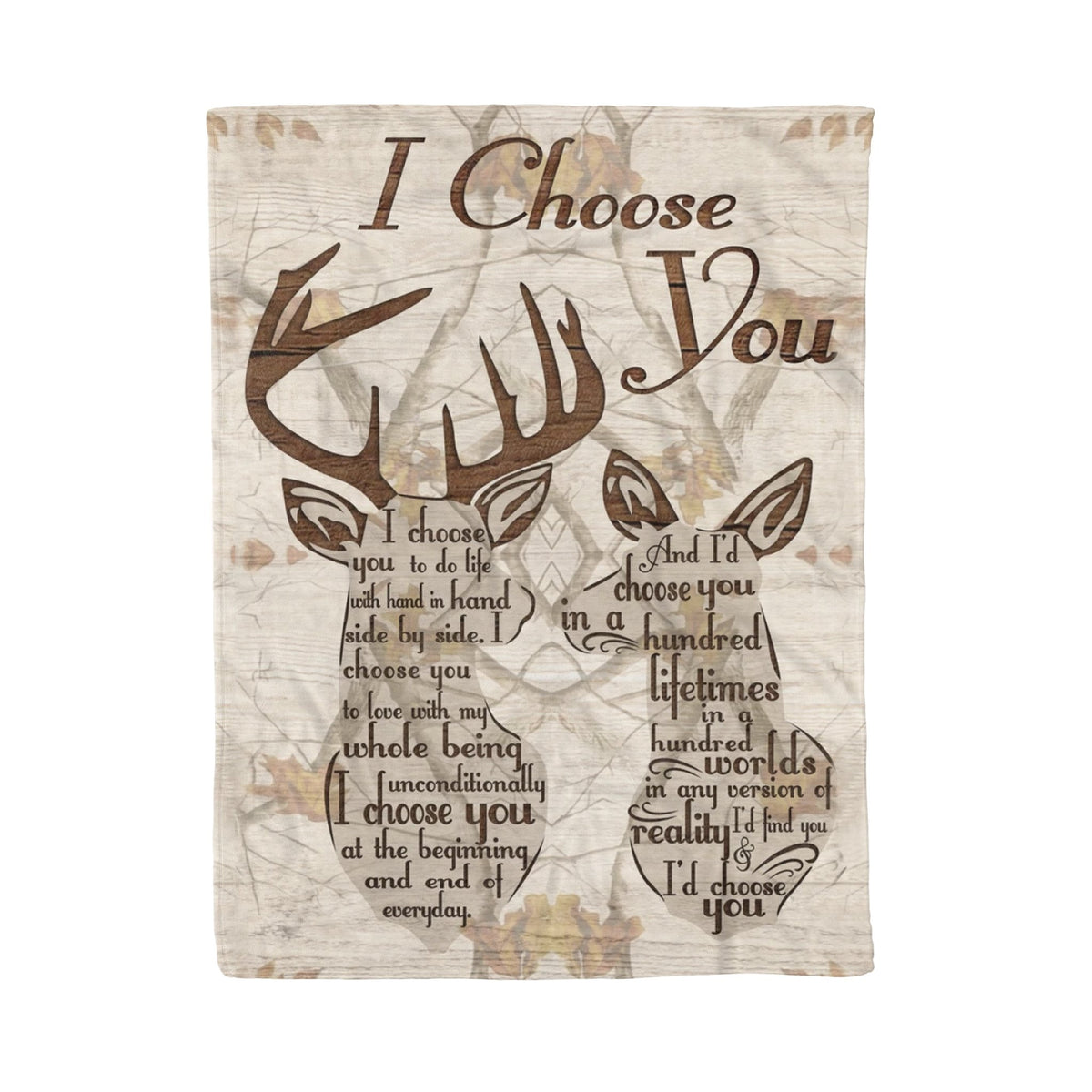 Deer Couple Blanket I Choose You Gift For Couple Valentine's Day Home Decor Bedding Couch Sofa Soft And Comfy Cozy 1639383326202.jpg