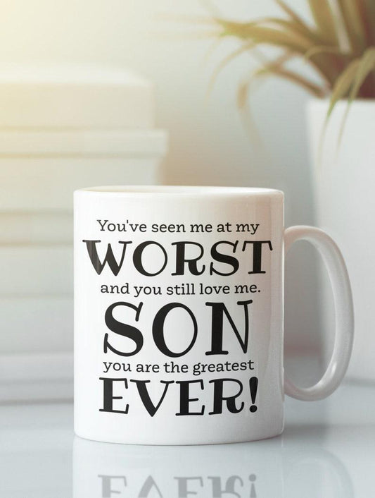 Funny Son , Worst Son Ever Coffee Mug, Sarcastic Son Birthday Present, Best Son Ever 1639730069425.jpg