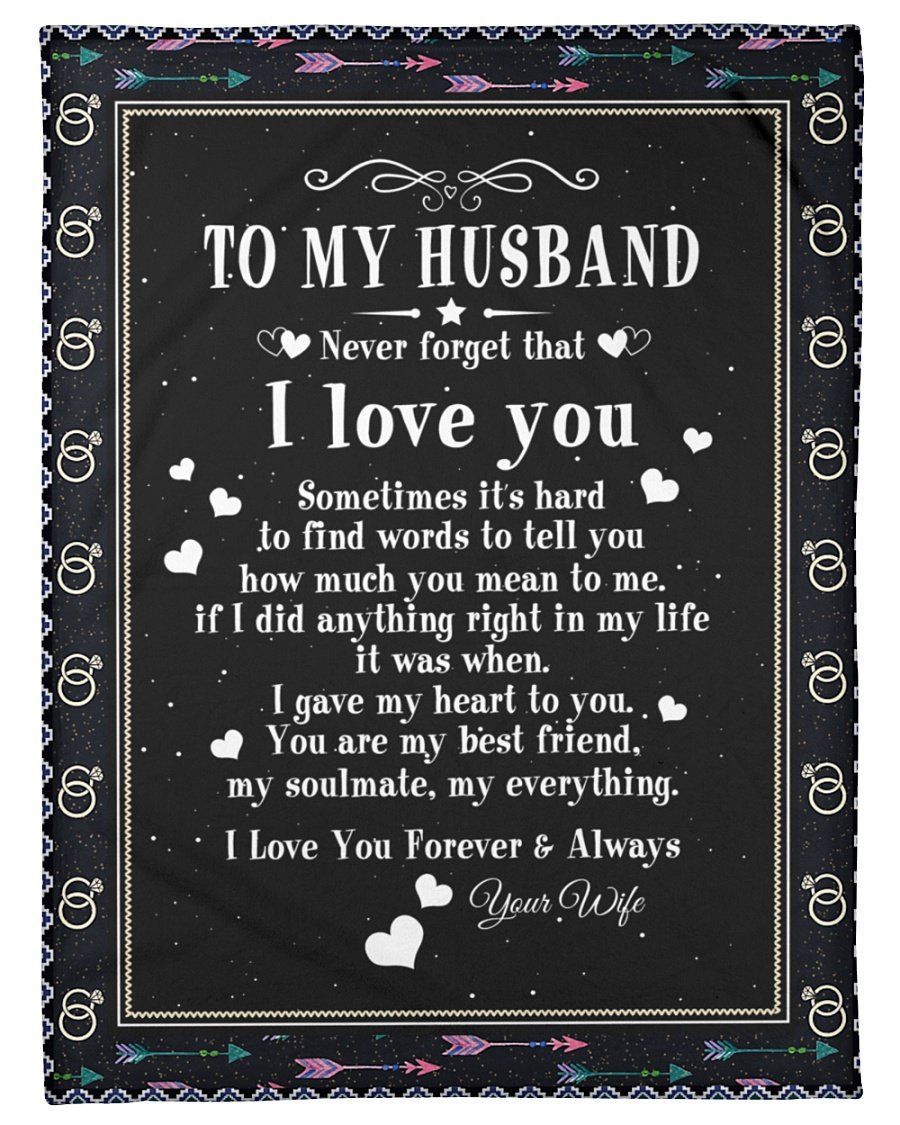 To My Husband, Black Background You Are My Soulmate,fleece Blanket,gift For Husband Home Decor Bedding Couch Sofa Soft And Comfy Cozy 1640073563997.jpg
