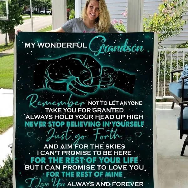 To My Grandson Throw Blanket Super Soft Best  Blanket 1640245193545.jpg