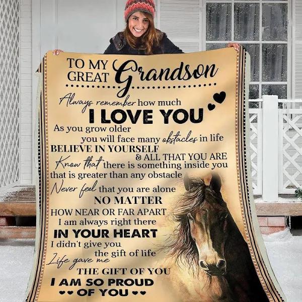  Blanket For Grandson-to My Great Grandson 1640245198995.jpg