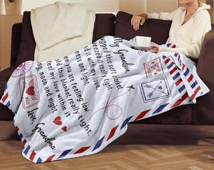 To My Grandson For Grandson From Grandma Blanket Christmas  1640245203557.jpg