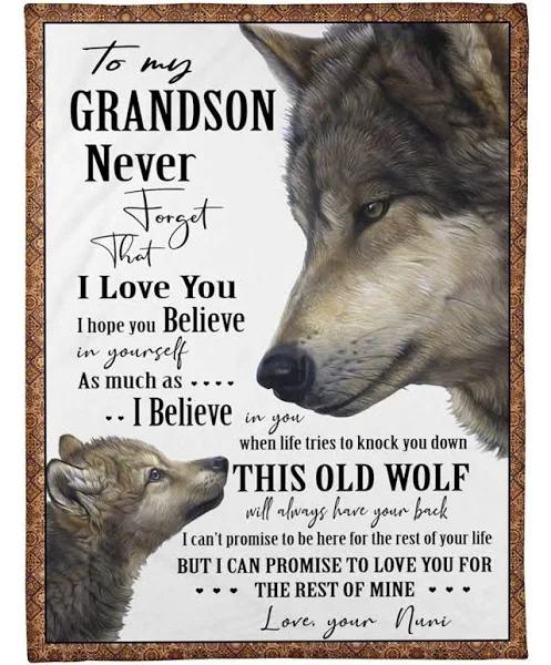 To My Grandson Never Forget That I Love You Blanket 1640245874704.jpg
