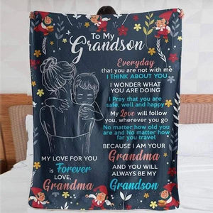 To My Grandson - Blanket  1640246186153.jpg