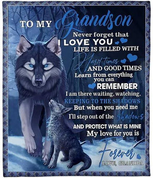 To My Grandson  Blanket 1640246498208.jpg