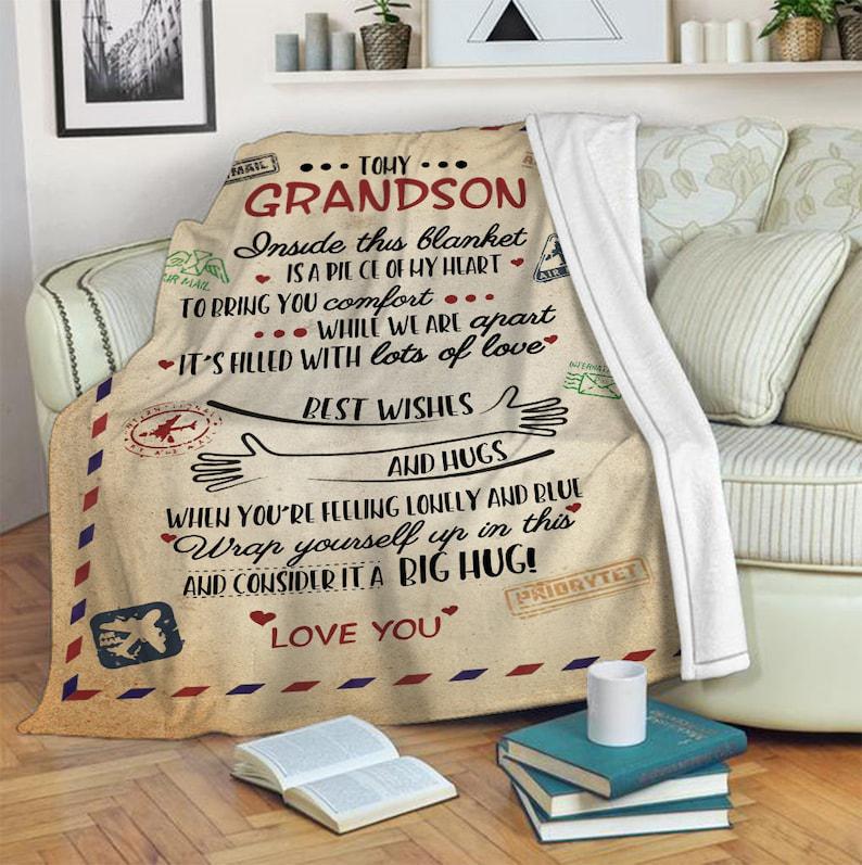To My Grandson Blanket, Mink , For Grandson 1640246824433.jpg