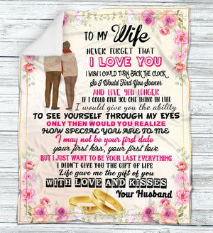 To My Wife Personalized Blankets With Names-gifts For Wife's Valentine Birthday-with Lovekisses 1640318669457.jpg