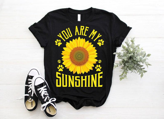 You Are My Sunshine Sunflower T-Shirt, Beautiful Love Flower , Vintage Retro Hippie Costume 1640403932848.jpg