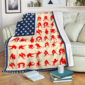 Wrestling American Flag Blanket Gift For Wrestling Lovers Birthday Gift Home Decor Bedding Couch Sofa Soft And Comfy Cozy 1640661204425.jpg