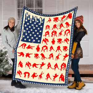 Wrestling American Flag Blanket Gift For Wrestling Lovers Birthday Gift Home Decor Bedding Couch Sofa Soft And Comfy Cozy 1640661205130.jpg