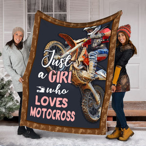 Just A Girl Who Loves Motocross Blanket Gift For Motocross Lovers Birthday Gift Home Decor Bedding Couch Sofa Soft And Comfy Cozy 1640664055944.jpg