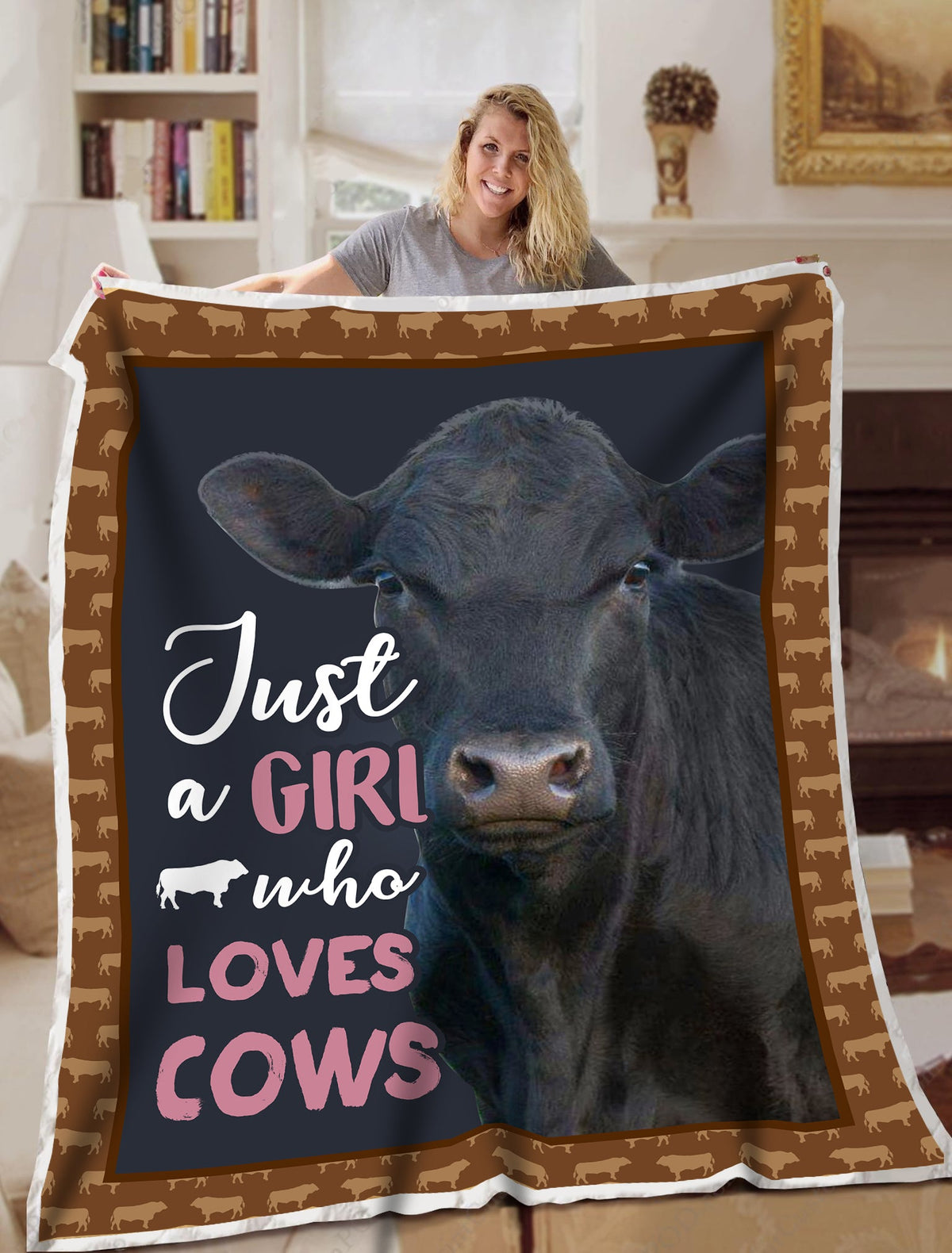 Angus Cattle Just A Girl Who Loves Cows Blanket Gift For Cow Lovers Birthday Gift Home Decor Bedding Couch Sofa Soft And Comfy Cozy 1640851759710.jpg