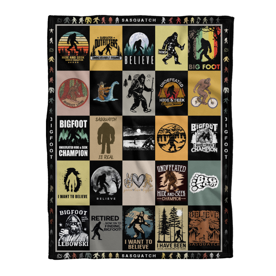 Bigfoot Blanket, Sasquatch, Bigfoot Gifts, Finding Bigfoot 1641283619609.png