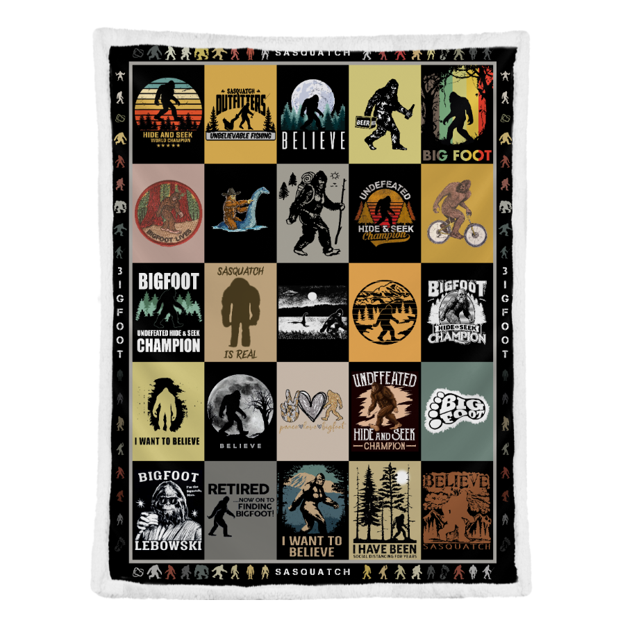 Bigfoot Blanket, Sasquatch, Bigfoot Gifts, Finding Bigfoot 1641283623766.png