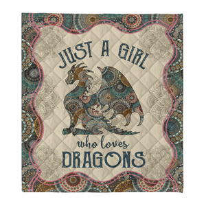 Dragon Blanket, Just A Girl Who Loves Dragons Mandala 1641284450408.png