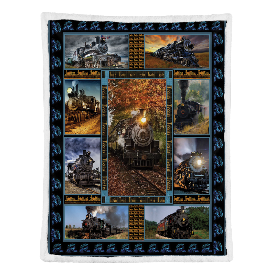 Train Blanket, Vintage Train, Train Lover 1641284856973.png