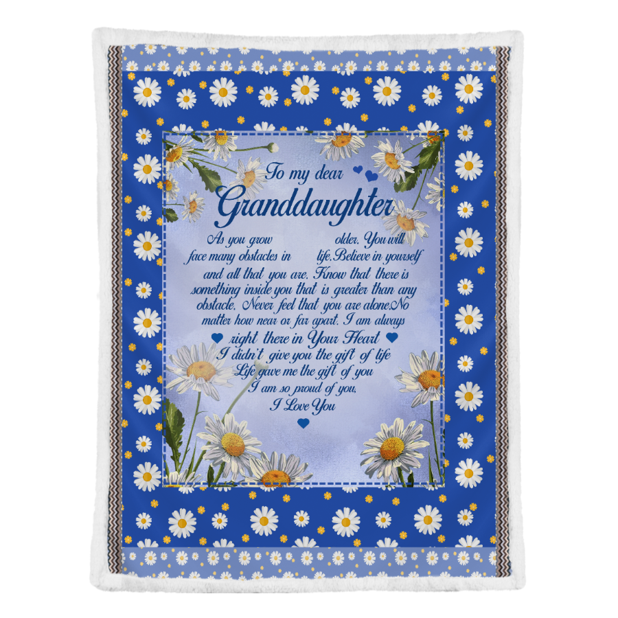 Gift For Granddaughter Blanket, To My Granddaughter I Love You 1641286345735.png
