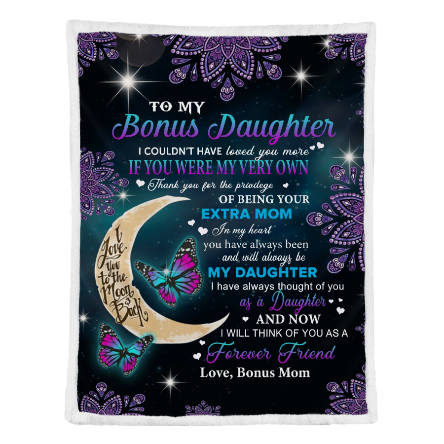 Gift For Daughter Blanket, To My Daughter I Couldn't Have Love You More 1641286794259.png