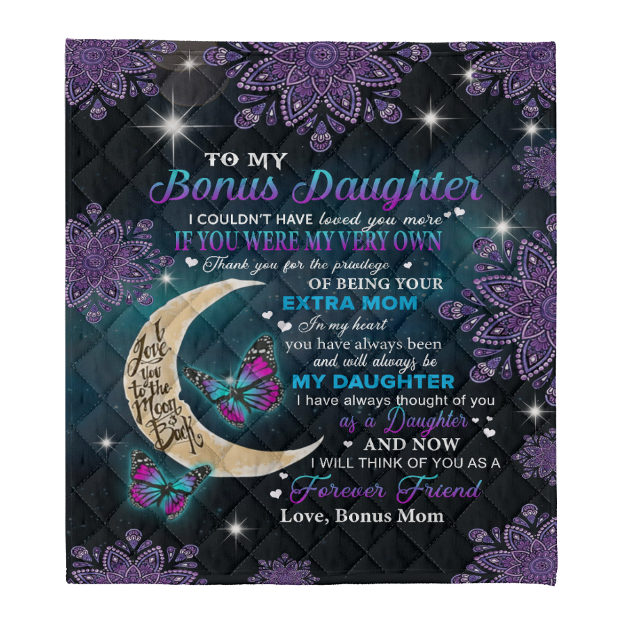 Gift For Daughter Blanket, To My Daughter I Couldn't Have Love You More 1641286800018.png