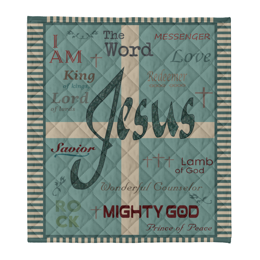 Jesus Blanket, Names Of Jesus Throw 1641287644305.png