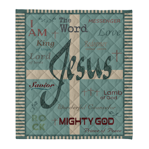 Jesus Blanket, Names Of Jesus Throw 1641287644305.png