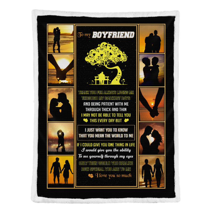 Gift For Boyfriend Blanket, To My Boyfriend I Love You So Much 1641287806245.png