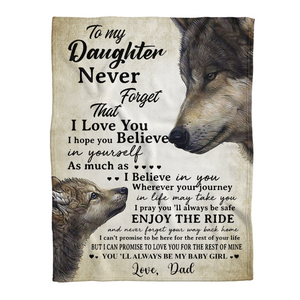 Gift For Daughter Blanket, To My Daughter As Much As I Believe In You 1641288896083.png